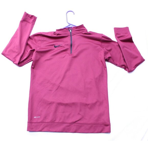 Nike Dri-Fit Womens Pullover Half-Zip Sweatshirt Med - Picture 1 of 9